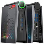 Mini PC M&auml;ngur - ACEMAGIC - AMD Ryzen R7 H255(8C/16T kuni 4,9 GHz), 16 GB RAM LPDDR5, 512 GB SSD, 4K kolmekordne kuvar, LAN/WiFi 6/BT 5.2
