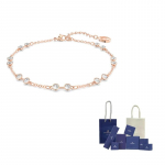 Swarovski Remix Collection Kristallist K&auml;ev&otilde;rud Naistele Roosa Kuld F-Original Brand Box And Bag roosa kuldne v&auml;rv
