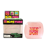 Needoh Nice Cube Squishy M&auml;nguasi Helendab pimedas Aeglaselt t&otilde;usev Pigistatav Pehme Stressi Leevendus Fidget Sensoorne Rahustav &Auml;revusevastane Kingitus beige