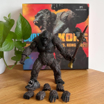 SHF 2021 KING KONG Gorillast Tegevuskuju Kollektsioonimudel M&auml;nguasi Kingitus Liigendliigesed Liigutatav Vin&uuml;&uuml;lkuju Nukk black