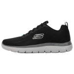 Skechers Summits Meeste Must Madala S&auml;&auml;rega Vabaajajalatsid V&otilde;rk Mugav Tald Kulumiskindel 232395-BKCC 42 gray
