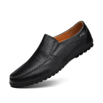 CLOHOO Meeste K&auml;sit&ouml;&ouml; Vabaaja Mokassiinid Libisemisvastased Mugavad Slip-On S&otilde;itmiseks Mugavad Nahast Kingad 43 black