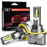 2 tk 50000LM Canbus H15 LED koos DRL-i ja kaugtulega Esitulelaternad 12V Autolambid 6000K Supervalge Turbo H15 P&auml;evas&otilde;idutulelambid H15