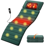 Elektriline massaažipadi kogu keha massaažiseade (Jalamassaaž ei sisaldu) M&auml;luvahust 155&times;50&times;3cm &Otilde;la kaela/selja puusa massaaž k&uuml;ttega 155 x 50 x 3 cm