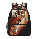 Rock Band Led Zeppelin Albumi Graafikaga Seljakott &Otilde;pilaste Poistele T&uuml;drukutele Raamatukott Laste Koolikott S&uuml;learvuti &Otilde;lakotid Meestele Naistele One Size black