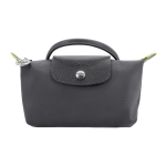 LONGCHAMP Le Pliage Green Sisemise kattega taaskasutatud pol&uuml;amiidist l&otilde;uend Meigikott K&auml;ekott Tavaline Naiste Grafiithall 34175919P66 One Size 1 gray