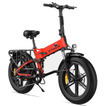 ENGWE ENGINE X Electric Bicycle 20 250W Motor City Ebike Top Speed 25Km/h 48V 13AH Full Suspension Foldable E-bike Black punane