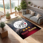 Ajax Amsterdam Prinditud Kristall Sametist Vaip Libisemisvastane Kristalli Sametist Vaip Diivani, Magamistoa Siseruumide Kodu Kaunistamiseks 80cmx120cm