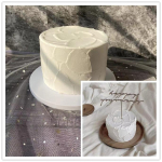 Simulatsioonikook Mudel Em&uuml;br&uuml;o S&uuml;nnip&auml;ev V&otilde;ltsitud Kook 6/8 tolli DIY Koogimudel Em&uuml;br&uuml;o Valge Kreemimudel Poes Vitriini Rekvisiidid 6inch 10cm hight