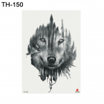 Loomakoer, karu k&auml;si, &otilde;lg, veekindel ajutine v&otilde;ltsitud t&auml;toveeringuga kleebis