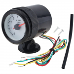 8020BL 2 52mm 12V sinine LED 0-8000RPM Tahhomeeter Tahhomeeter koos anduriga autole/paadile/veokile must