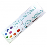 Les Tr&eacute;sors De Lily [N6192] - Planche de stickers 'Tu es notre plus belle cr&eacute;ation' (20x70 cm) t&uuml;rkiissinine