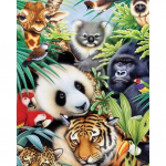 5D DIY Panda Rhinestone Painting Full Drill Home Decorative 20x25CM