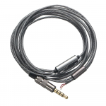 DIY k&otilde;rvaklappide kaabel mikrofoniga Puhast vasest asendusjuhtmega C-t&uuml;&uuml;pi isase pistikupesaga k&otilde;rvaklapid 3.5mm jack