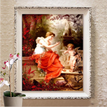 5D Teemantmaal DIY ristpistes t&auml;isnurkne &uuml;mmargune puur Teemanttikandid Mosaiik Pilt Rhinestones Decor Full Round 20X30CM