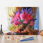 Kunst DIY Maalimine numbrite j&auml;rgi Digitaalne &otilde;limaal Teemantmaal &Otilde;limaal Hobid Numbrite maalimine Kodukaunistus 40x50cm no frame