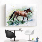 T&auml;iskandiline/&uuml;mmargune puur 5D DIY Teemantmaal, Tikand Ristpistes 5D Kodukaunistuse kingitus Full Round 20X30CM