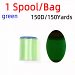 Bimoo 150D helendav k&auml;rbse sidumisniit konksk&auml;rbeste ja ribidega k&auml;rbse sidumisniidi jaoks helendab pimedas