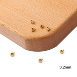 2 tk vaakumkattega kinnituspandla link kinni j&auml;&auml;nud traadist kaelakee &uuml;hendavad klambrid ehete tarvikute valmistamiseks 02 3.2mm