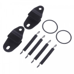 Mootorratta v&auml;ljalasketoru summuti vedru v&auml;ljalasketoru tihendid O-r&otilde;nga komplekt toed Kinnitused riidepuud sobivad must