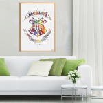 5D isetegemise teemantmaali joonisfilmi ristpistes komplekt Mosaiik-teemanttikandid t&auml;is&uuml;mmargune/ruudukujuline puur Kodukaunistus 20x30cm