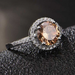 SACE GEMS Klassikaline vasesulamist tsirkoonist s&otilde;rmus Naiste ehted Pulmalubadus Peokink avatud OPEN &scaron;ampanjav&auml;rvi