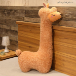 Alpaca Doll Doll Doll Pinch Jalg Suur magamispadi Palus m&auml;nguasi 100CM pruun