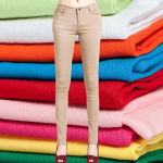 Naiste seksikad Candy Pencil P&uuml;ksid vabaaja pikad venivad teksad M khaki