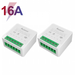 AUBESS 2 Way DIY WiFi Smart Switch 16A releemoodul Smart Home Smart Life/Tuya APP Kaugjuhtimispult T&ouml;&ouml; Alexa Google Home'iga 2PCS