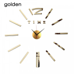 3D helendav seinakell peegelseinakleebised Loomingulised DIY kellad Eemaldatav kunstkleebis Kodukaunistus Elutuba Kuum kvartsn&otilde;el S