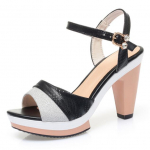 Naiste sandaalid K&otilde;rge kontsaga Suured Naiste suvesandaalid Platvormi Mood Suu Kleit Naiste Sandaalid 34