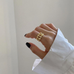 ANENJERY kootud &otilde;&otilde;nsad s&otilde;rmused naistele meestele Prantsuse metallist reguleeritavad s&otilde;rmuseehted