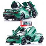 1:32 McLaren 720S m&auml;nguasja mudelauto, tsingisulamist tagasit&otilde;mmatav auto koos heli ja valgusega ning avatud kere uks, m&auml;nguauto lastele poisile t&uuml;drukule kingitus 1:32-Size:16*8.5*4.5cm