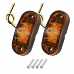 Haagise veoautole haagissuvila LED k&uuml;lgmine gabariidilamp autotarvikud punane kollane valge k&uuml;lgmise kliirensi gabariidi laterna hoiatustuled 12V-24V Yellow