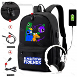 Originaalne Rainbow Friends seljakott V&auml;rvilised poisid T&uuml;drukud Koolikotid Maht Reisimine Naised Mehed S&uuml;learvuti Mochilas Para Nias