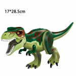 Rohelised Tyrannosaurus Rex ehitusklotsid, suured dinosauruse mudeli ehitusklotsid, m&auml;nguasi