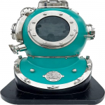 Sukeldumise meres&otilde;idukiiver | Merelaeva dekoratiivkiiver | (18 , Itaalia roheline kiivri alus)