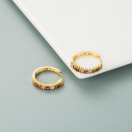 Naiste r&otilde;ngask&otilde;rvar&otilde;ngas Bohemian O-kujuline loominguline riisihelmed liialdatud tarvikud k&otilde;rvar&otilde;ngad OneSize valge