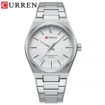 CURREN uus meeste tippkell Simple Grid Grid Quartz Business Watch Terasrihmaga vabaajakell