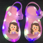 T&uuml;drukute sussid Lastele Unicorn LED Lastesussid Beebi sandaalid Lastejalatsid t&uuml;drukutele Poistele Valguskingad v&auml;ikelapsed 24-25#