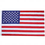 Ameerika lipp 3x5 jalga v&auml;listingimustes USA raskeveokite nailonist USA lipudega tikitud t&auml;hed One Size