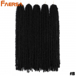 Butterfly Locs heegeldatud s&uuml;nteetilised juuksepikendused Aafrika naistele lokkis palmik, afronaise pehme lokk, punumine naistele 24 Inch