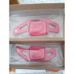 VW TSI Golf8 MK8 TSI POLO MK6 Touareg TSI autotarvikute jaoks Auto rooliratta m&otilde;la pikendamine DSG otsek&auml;iguvahetaja labakate punane