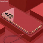 Luksuslik kaelapaela pehme &uuml;mbris Xiaomi 12T Redmi Note 12 11 11S 12C 10S 10A 10C A1 pinnakattega silikoonist POCO X5 X4 M4 M5S kaitseraua kate xiaomi 12Pro punane