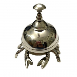 Brass Crab Table Bell Hotel Counter Bell Home Office Desk Calling Bell Decor