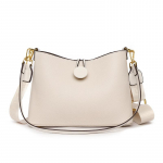 Kvaliteetne pehmest lehmanahast k&auml;ekott Luksuslik naiste &auml;mber Messenger &otilde;lakott Naiste mood ehtsast nahast kott 26cm 10cm 18cm beež