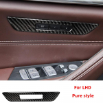 S&uuml;sinikkiust istmereguleerimise l&uuml;litipaneeli dekoratsioon auto kleebised BMW 5. seeria 528Li 530Li 540Li G30 G38 interj&ouml;&ouml;r For RHD-tricolor