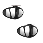 Auto tahavaatepeeglid 360&deg; pimenurga peegel reguleeritav p&ouml;&ouml;ratav kumer lainurk selge tahavaate turvapeegel 1pcs Left Mirror black