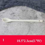 Tere S&ouml;&ouml;gin&otilde;ud, suur/v&auml;ike tee magustoiduj&auml;&auml;tis, puhas valge proselanist luukeraamiline kohvilusikas 1