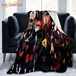 Naruto mustriga tekk diivani tekikate reisivoodipesu v&auml;ljalaskeava tekk flanell tekk voodikate 75x90cm